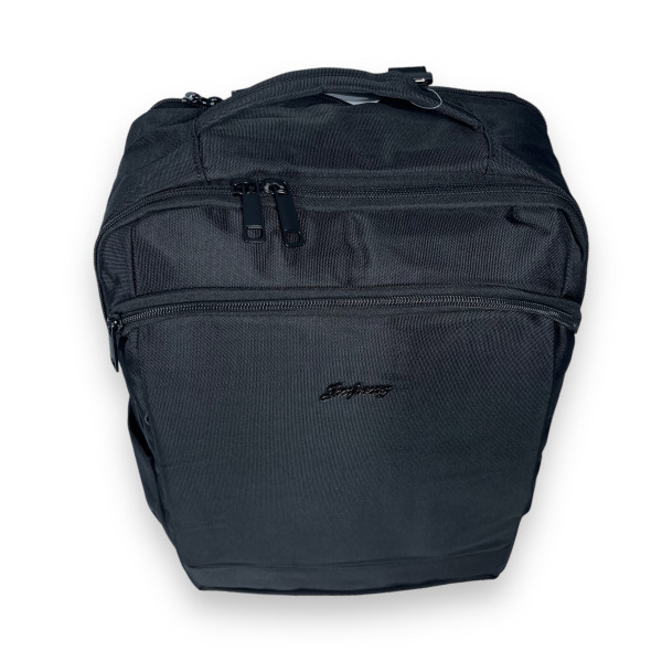 Стильный городской рюкзак на 25 л, два отделения, два фронтальных кармана, USB кабель, черный Стильный городской рюкзак на 25 л, два отделения, два фронтальных кармана, USB кабель, черный