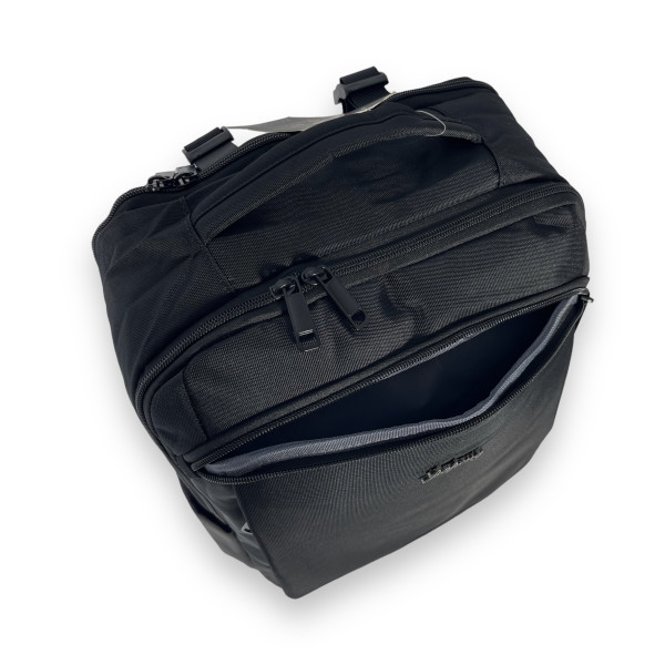 Стильный городской рюкзак на 25 л, два отделения, два фронтальных кармана, USB кабель, черный Стильный городской рюкзак на 25 л, два отделения, два фронтальных кармана, USB кабель, черный