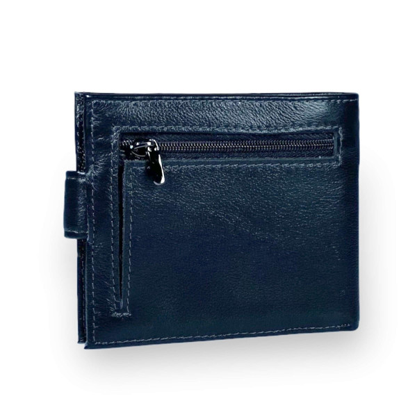 Гаманець чоловічий, шкіряний, 2 відділи для купюр, 10 для карток, колір чорний Гаманець чоловічий, шкіряний, 2 відділи для купюр, 10 для карток, колір чорний