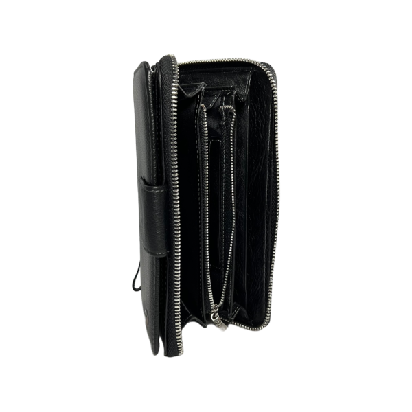 Чоловіче портмоне з 5 відділами для купюр з натуральної шкіри