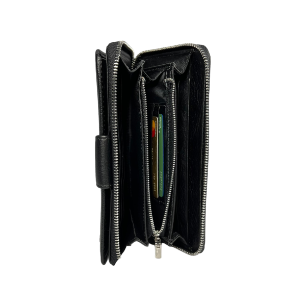 Чоловіче портмоне з 5 відділами для купюр з натуральної шкіри