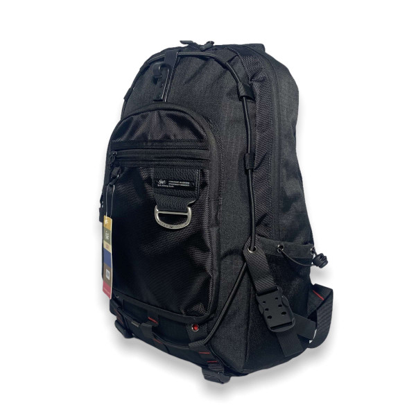 Городской рюкзак 24 л, один отдел, ткань полиэстер, черный
