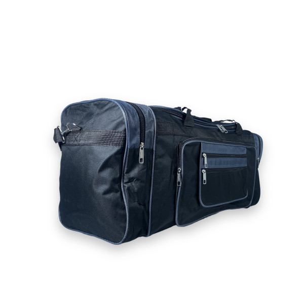 Дорожня сумка велика 100 л  mTs одне відділення бокові кишені ремінь розмір 80*35*35 см чорно-сірий