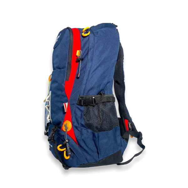Рюкзак туристичний, 38 л, два відділи, внутрішні кишені, нижня кишеня. стяжки, синій