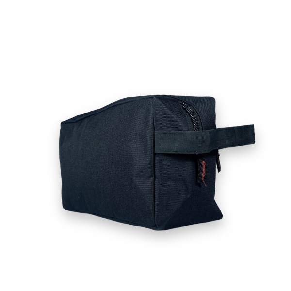 Сумочка косметичка несесер чоловіча 1 відділ додаткова кишеня ручка розмір: 26*15*10 см чорна