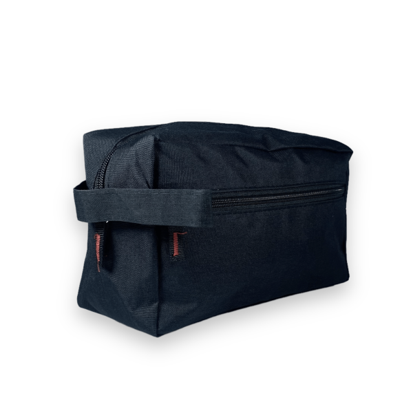 Сумочка косметичка несесер чоловіча 1 відділ додаткова кишеня ручка розмір: 26*15*10 см чорна