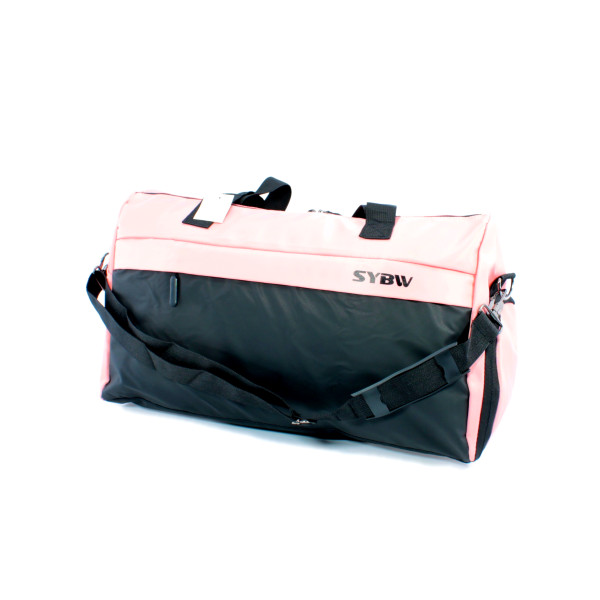 Спортивно-дорожна сумка SYBW фронтальна кишеня кишеня для взуття ручки плечовий ремінь розміри: 50*32*20 см рожева