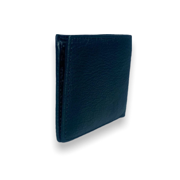 Кошелек портмоне мужской, кожаный, три отдела для купюр, черный Кошелек портмоне мужской, кожаный, три отдела для купюр, черный