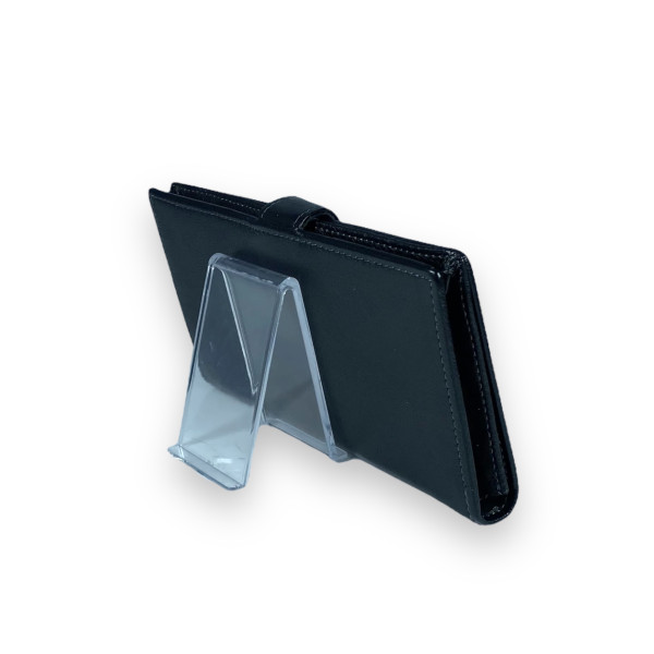 Кошелек мужской, кожаный, 3 отдела для купюр, 11 для карточек, черный Кошелек мужской, кожаный, 3 отдела для купюр, 11 для карточек, черный