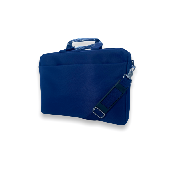 Портфель для ноутбука Zhaocaique 709, одно отделение, внутренние карманы, съемный ремень, длинна 135 см, размер 40*28*6 см синий