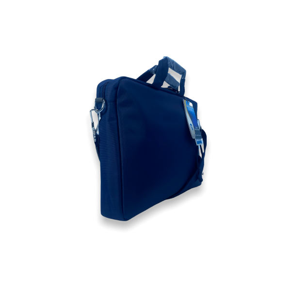 Портфель для ноутбука Zhaocaique 709, одно отделение, внутренние карманы, съемный ремень, длинна 135 см, размер 40*28*6 см синий