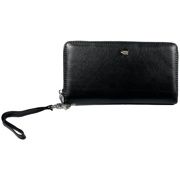 Стильный мужской портмоне из натуральной кожи и 5 отделами для купюр