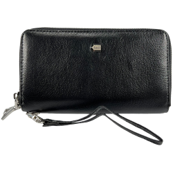 Багатофункціональне чоловіче портмоне з ремінцем для переносу, шкіряне