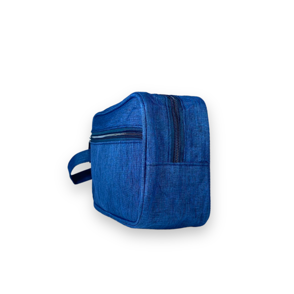 Несесер мужской ткань 1 отдел дополнительный карман ручка размер: 25*15*8 см синий Несесер мужской ткань 1 отдел дополнительный карман ручка размер: 25*15*8 см синий