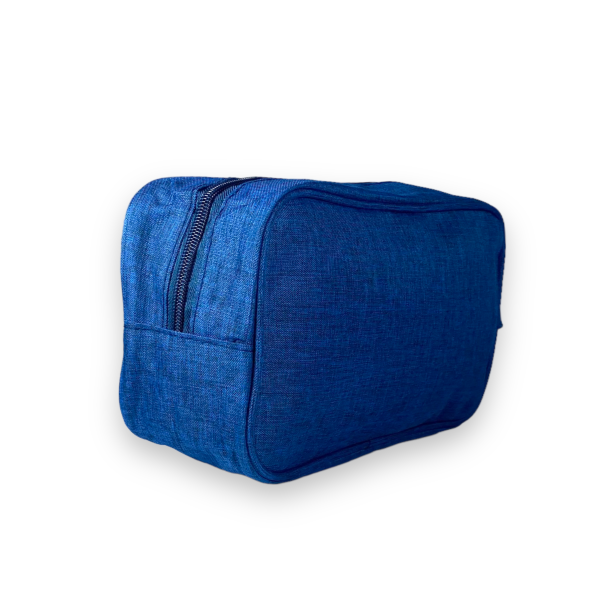 Несесер мужской ткань 1 отдел дополнительный карман ручка размер: 25*15*8 см синий Несесер мужской ткань 1 отдел дополнительный карман ручка размер: 25*15*8 см синий