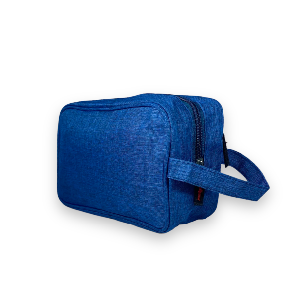 Несесер мужской ткань 1 отдел дополнительный карман ручка размер: 25*15*8 см синий Несесер мужской ткань 1 отдел дополнительный карман ручка размер: 25*15*8 см синий