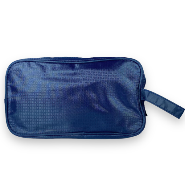 Сумочка-несессер для мужчины ткань 1 отдел дополнительный карман ручка размер: 25*15*8 см синий Сумочка-несессер для мужчины ткань 1 отдел дополнительный карман ручка размер: 25*15*8 см синий