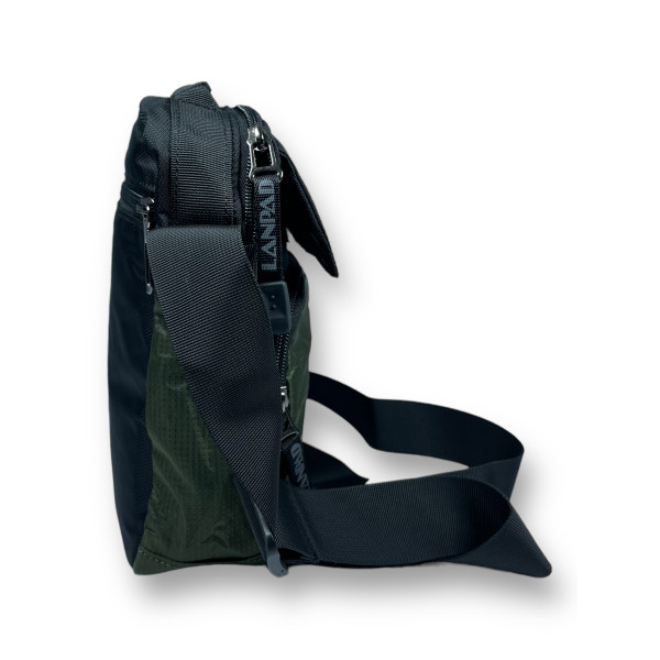 Сумка мужская через плечо, 2 отделения, два фронтальных кармана, цвет зеленый Сумка мужская через плечо, 2 отделения, два фронтальных кармана, цвет зеленый