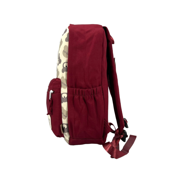 Міський рюкзак на два віділеня, колір червоний, 15 л, кишення для ноутбука