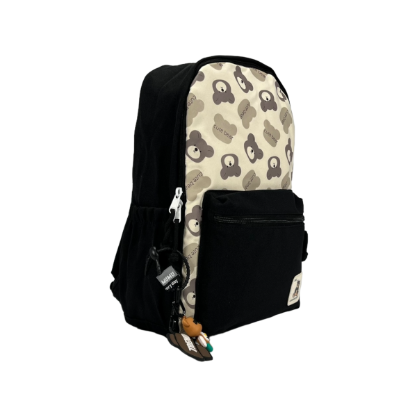 Міський рюкзак на два віділеня, колір чорний, 15 л, кишення для ноутбука