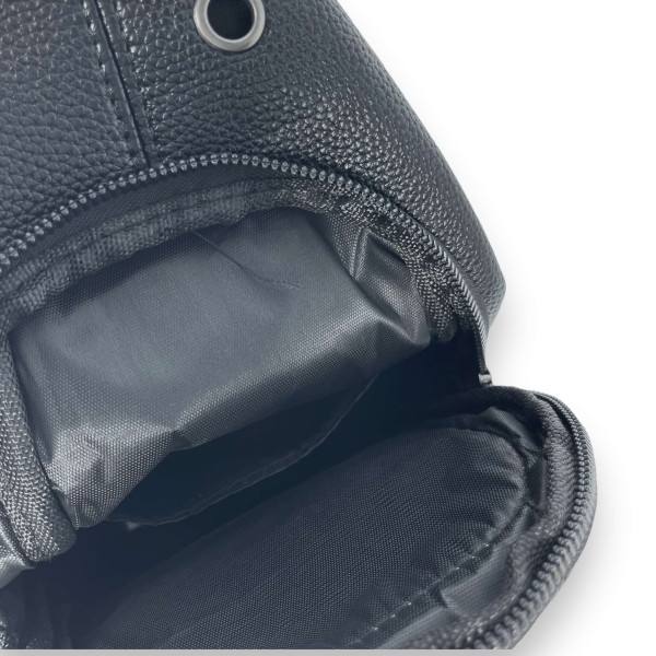 Современный мужской слинг из экокожи с 2 основными отделениями Современный мужской слинг из экокожи с 2 основными отделениями