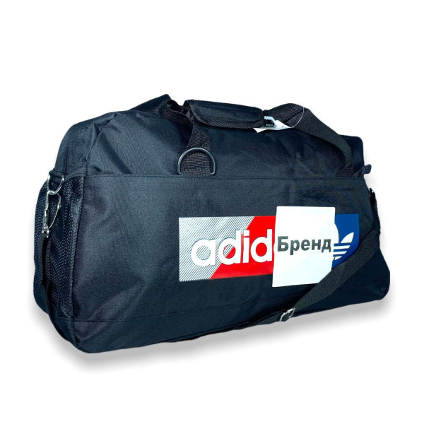 Спортивна сумка 25 л одне відділення внутрішня кишеня зовнішні кишені розмір: 50*28*18 см чорна