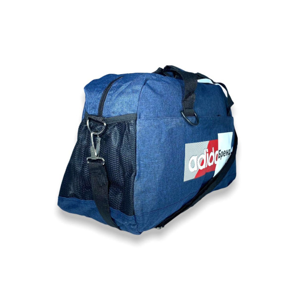 Спортивная сумка 25 л одно отделение внутренняя карман наружные карманы размер: 50*28*18 см синяя