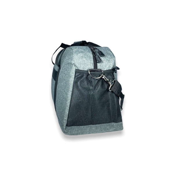 Спортивная сумка 25 л одно отделение внутренний карман наружные карманы размер: 50*28*18 см серая