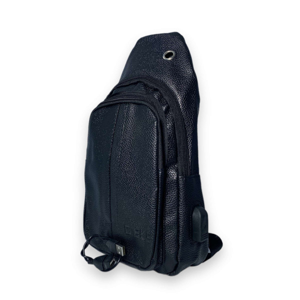 Сумка через плечо, USB+кабель, кожзаменитель, два отделения, размер: 30*17*7 см, черная Сумка через плечо, USB+кабель, кожзаменитель, два отделения, размер: 30*17*7 см, черная