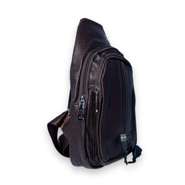 Сумка через плечо, USB+кабель, кожзаменитель, два отделения, размер: 30*17*7 см, коричневая Сумка через плечо, USB+кабель, кожзаменитель, два отделения, размер: 30*17*7 см, коричневая