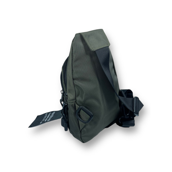 Сумка слинг на 2 основных отделения, 2 дополнительных кармана, цвет зеленый Сумка слинг на 2 основных отделения, 2 дополнительных кармана, цвет зеленый