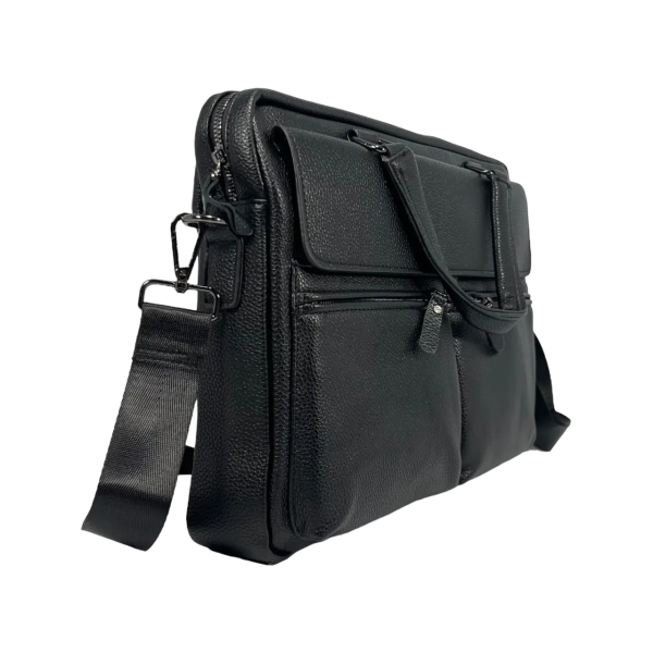 Сумка для ноутбука на пять отделений с застежкой на молнии, черная Сумка для ноутбука на пять отделений с застежкой на молнии, черная