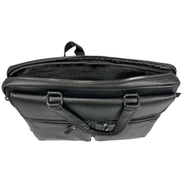 Сумка для ноутбука на пять отделений с застежкой на молнии, черная Сумка для ноутбука на пять отделений с застежкой на молнии, черная