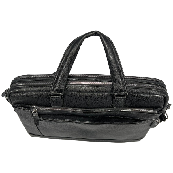 Сумка  для ноутбука на п'ять віділень чорного кольору