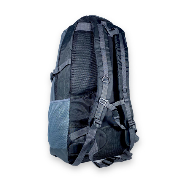 Туристический рюкзак, 65 л, два отдела, внутренние карманы, серый