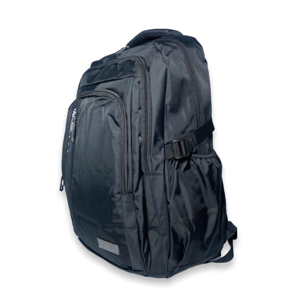 Городской рюкзак 8282, два отдела, фронтальный карман, боковые карманы разм 48*32*20см черный