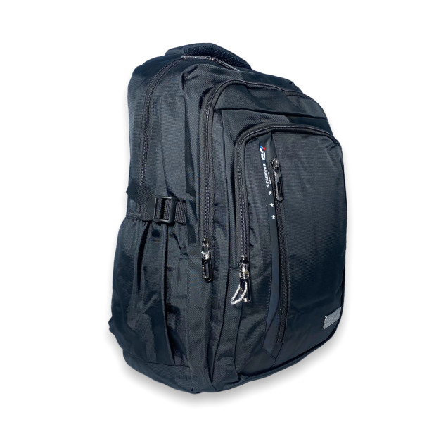 Городской рюкзак 8282, два отдела, фронтальный карман, боковые карманы разм 48*32*20см черный