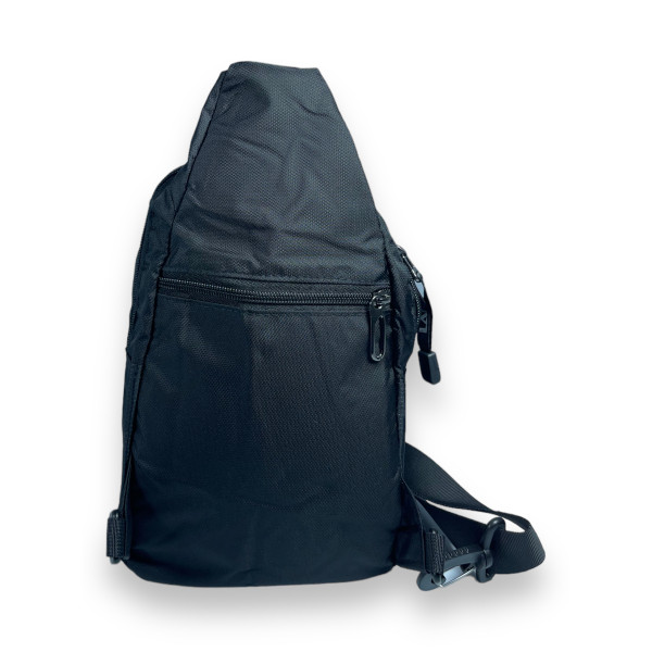 Слинг Lanpad нейлон одно отделение и 3 дополнительных отделения задний карман размер 27*16*10 см черный