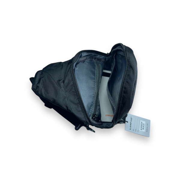 Слинг Lanpad нейлон одно отделение и 3 дополнительных отделения задний карман размер 27*16*10 см черный