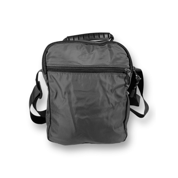 Сумка через плече 5л,  2 відділення, 2 зовнішні кишені, сіра