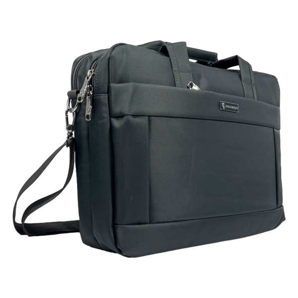 Сумка для ноутбука на три отделения серого цвета Сумка для ноутбука на три отделения серого цвета