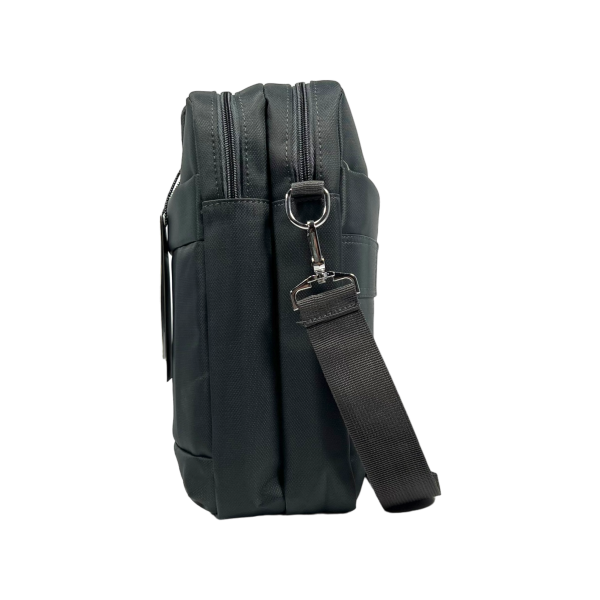 Сумка для ноутбука на три отделения серого цвета Сумка для ноутбука на три отделения серого цвета