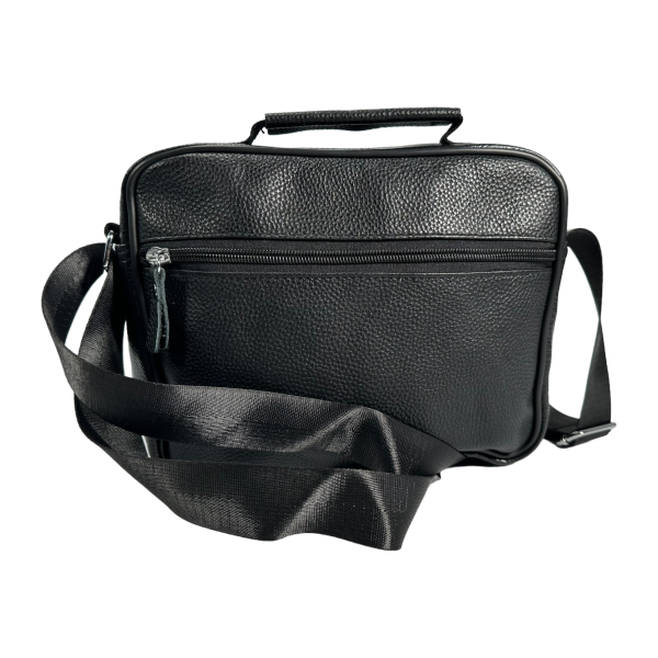 Компактная и стильная сумка через плечо на пять отделений, 5 л, черная Компактная и стильная сумка через плечо на пять отделений, 5 л, черная