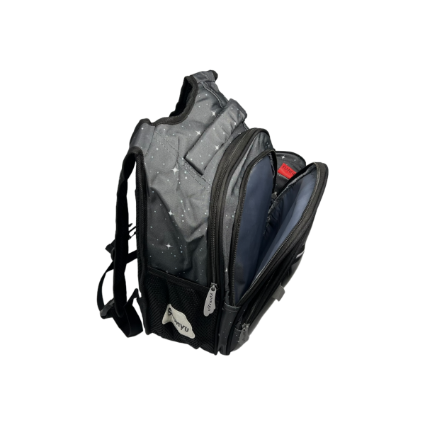 Шкільний рюкзак на 3 відділення, пенал у подарунок, колір сірий