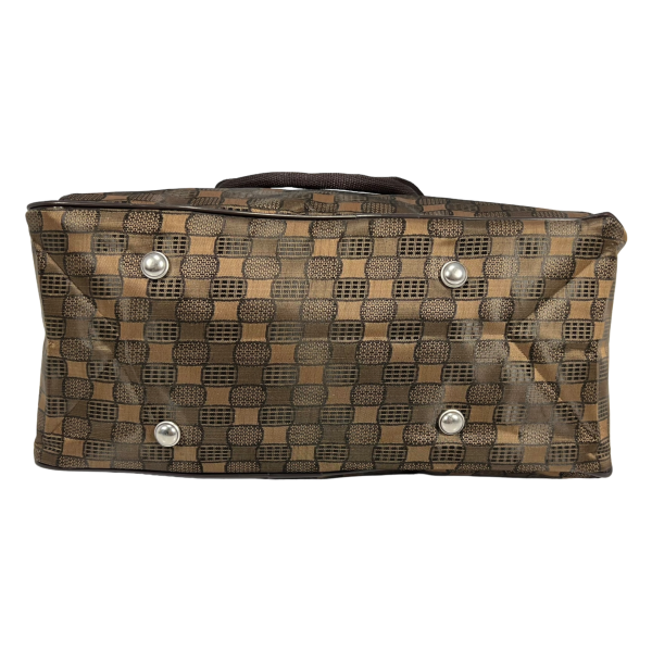 Дорожная сумка-саквояж на два отделения, 21 л, коричневая Дорожная сумка-саквояж на два отделения, 21 л, коричневая