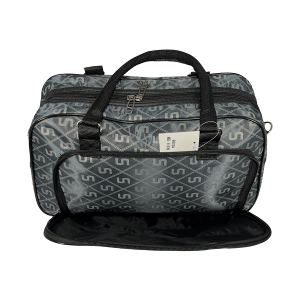 Дорожная сумка-саквояж на два отделения, 21 л, темно-серая Дорожная сумка-саквояж на два отделения, 21 л, темно-серая