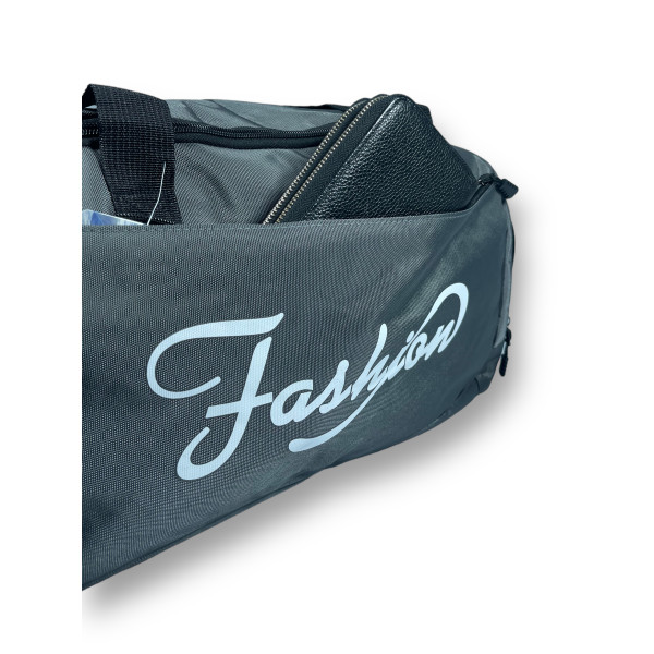 Сумка 40 л Fashion 1 отделение 3 дополнительных отделения размер: 30*50*24 см серая