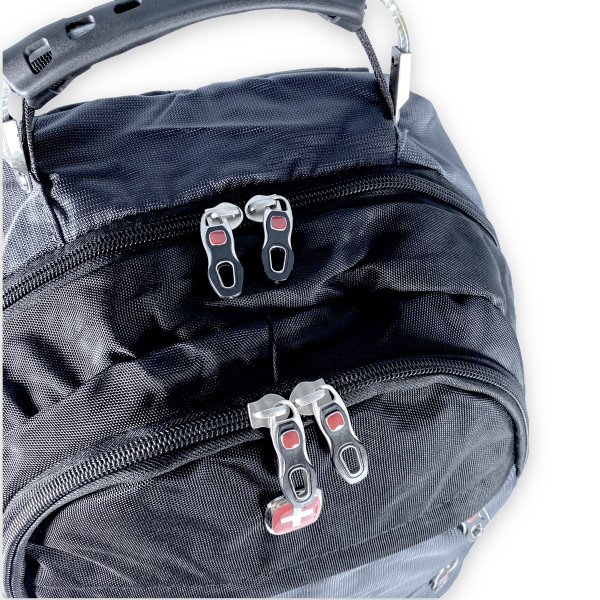 Рюкзак міський, 25 л, два відділи, USB- слот+кабель, розʼєм для навушників, розміри: 45*30*17 см, сірий