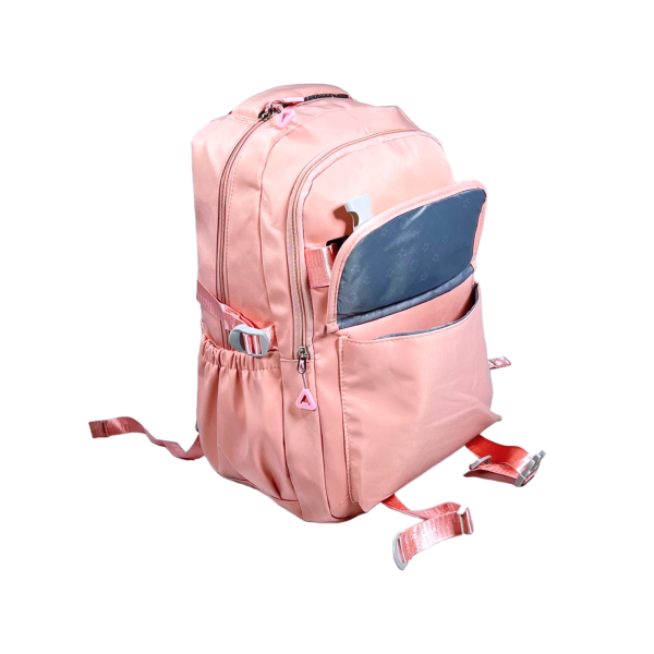 Школьный рюкзак для девочек на три отделения, 26 л, розовый Школьный рюкзак для девочек на три отделения, 26 л, розовый