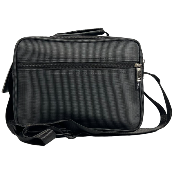 Сумка через плечо на 5 отделений, 7 л, застежка на молнии, серая